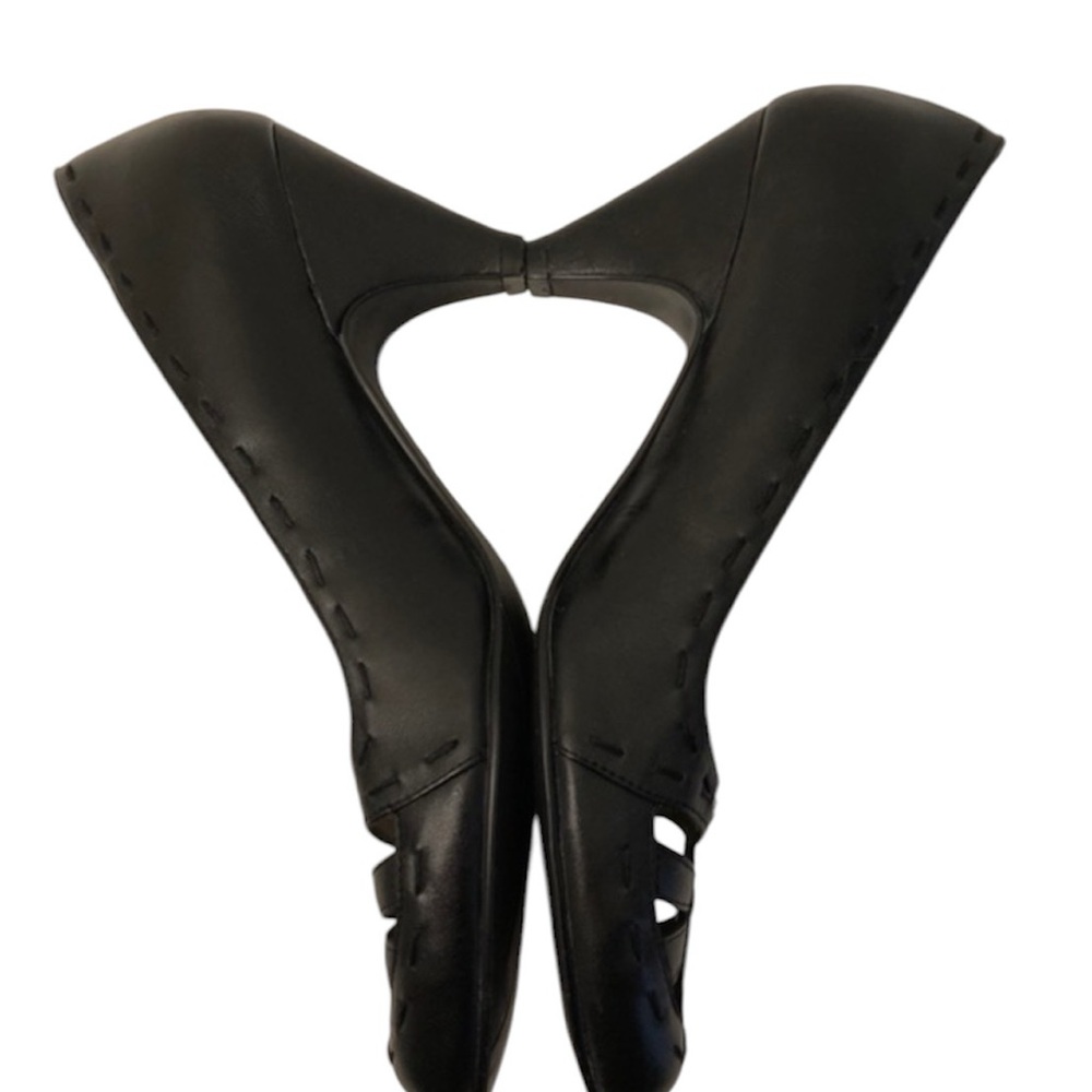 Kenneth Cole Reaction “Maxed Out” Size 9M Black Leather Heels - Picture 4 of 11
